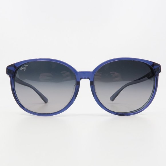 Maui Jim MJ796-08D WATER LILY Blue/Blue Polarized Sunglasses Pre-owned - Picture 2 of 6